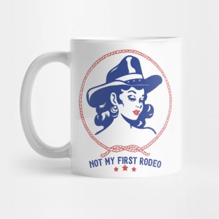 Not My First Rodeo // Retro Outlaw Country Design Mug